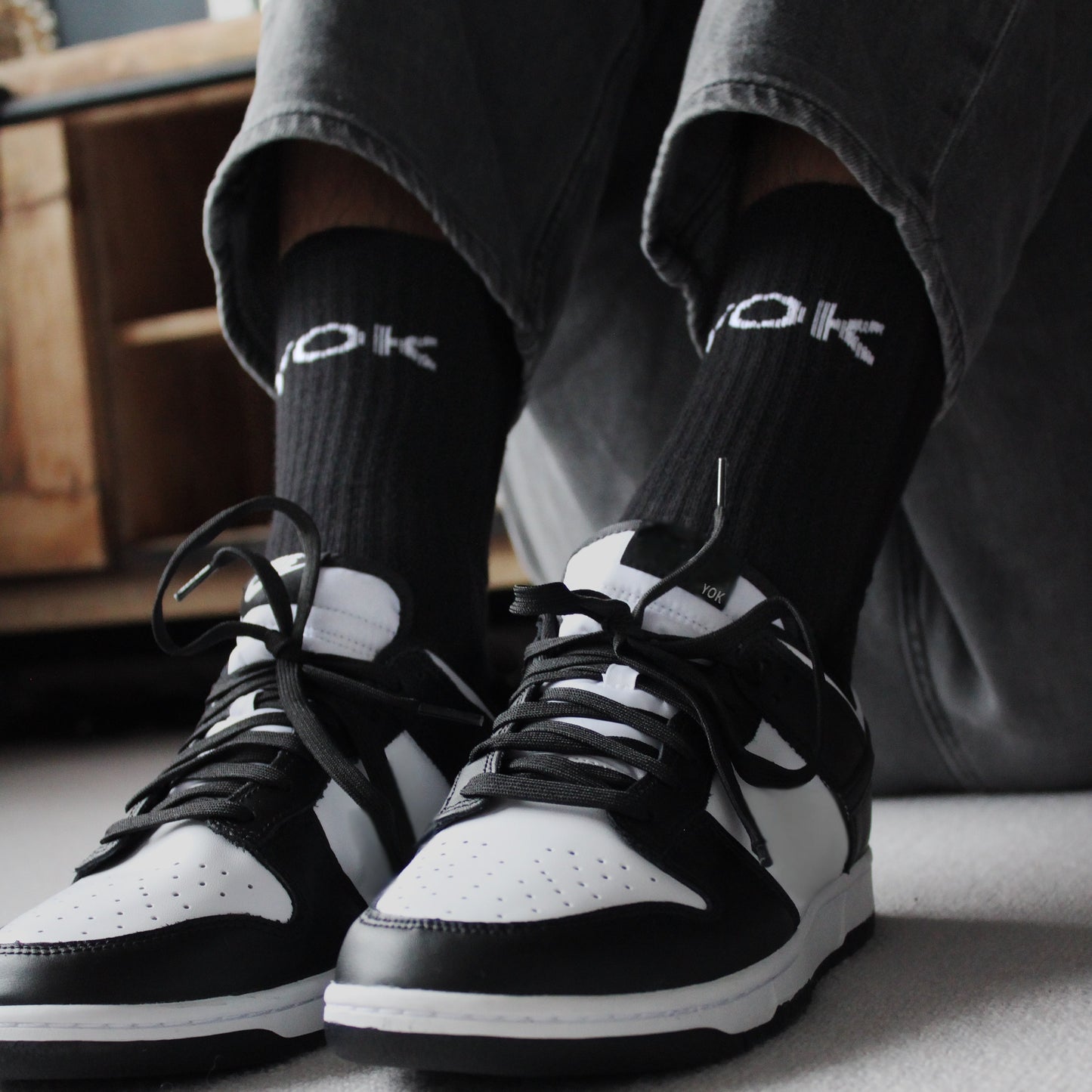 Single pair - the classic black socks