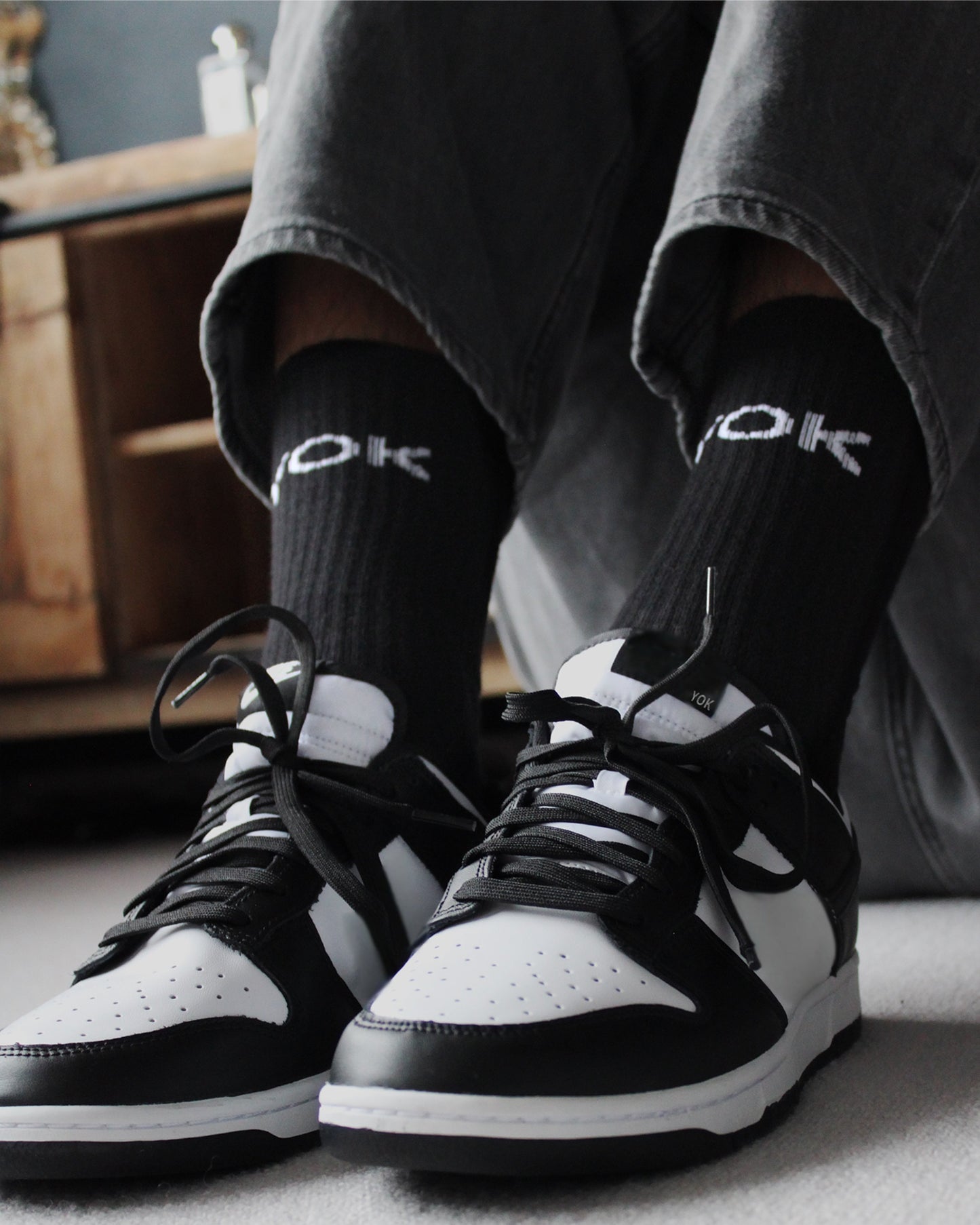 Box of 3 pairs - the classic black socks