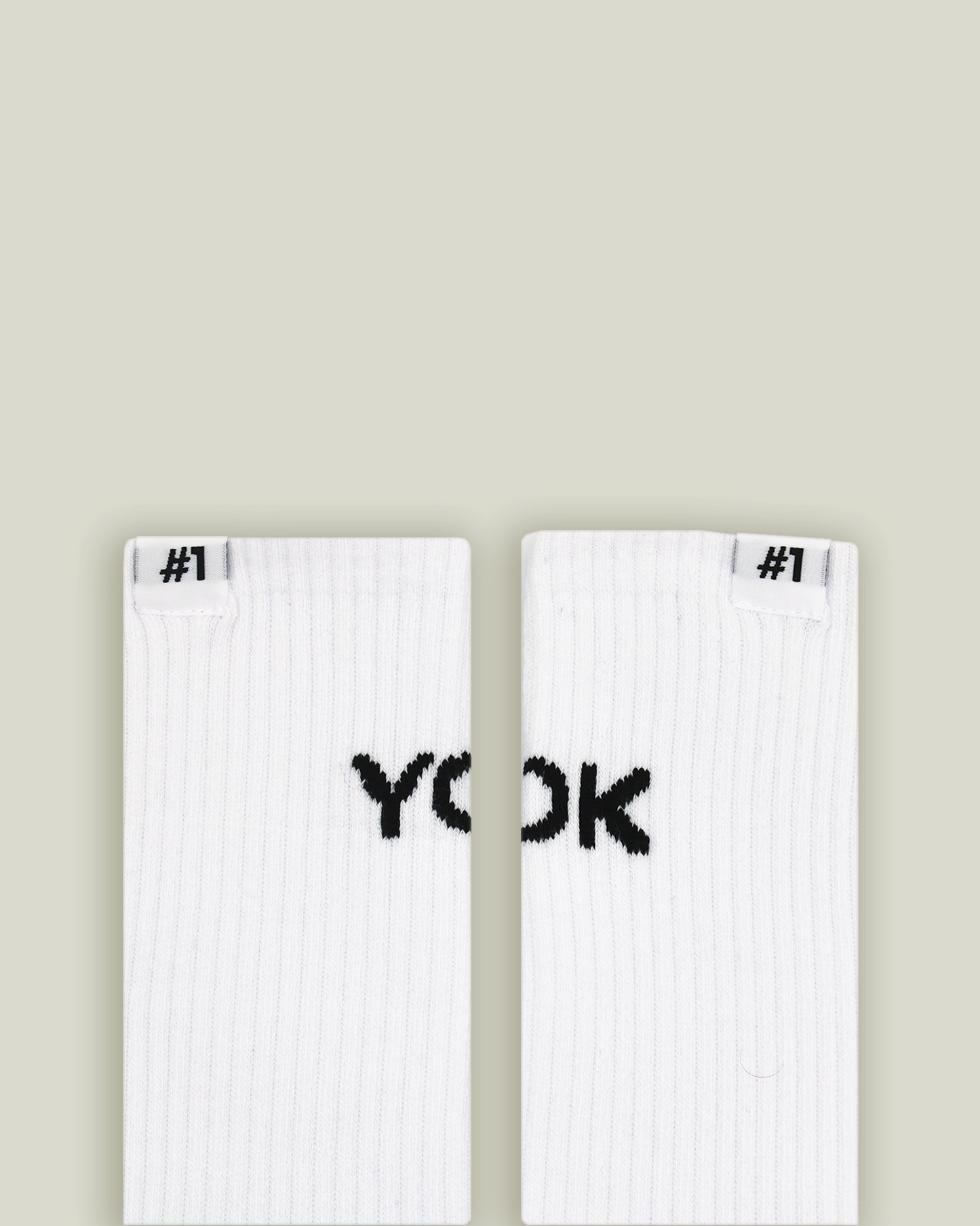 YOK - yokoriginals white socks close up